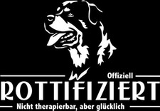 ROTTWEILER Autoaufkleber - Aufkleber Rottweiler -Schriftzug Rottweiler infiziert