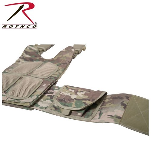 Rothco Laser Cut MOLLE Plate Carrier Vest - Multi-Cam - Picture 4 of 4