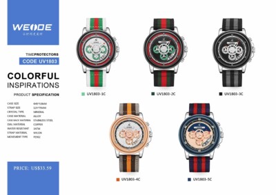 NEW WEIDE QUARTZ MEN'S WATCHES TOP BRAND LUXURY MALE SPORT WATCH