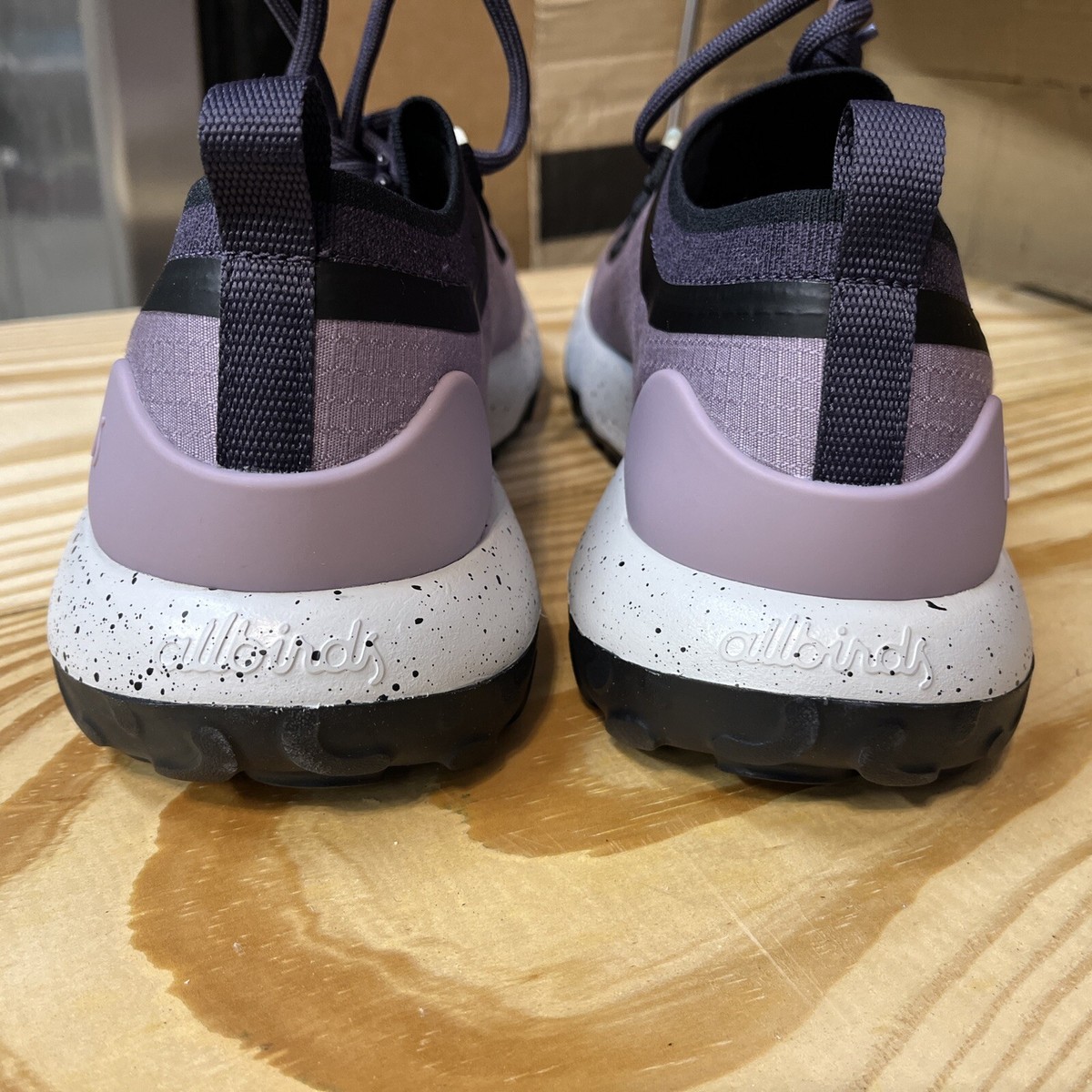 Allbirds Men\'s Trail Runner SWT Sneakers Lace Up In washed Purple 11.5 AllBirds Trail Runners SWT Shoes Men Size 11.5 Purple  main image 3