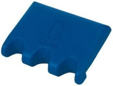 Q-Claw Portable Pool/Billiards Cue Stick Holder/Rack - 3 Place - BLUE