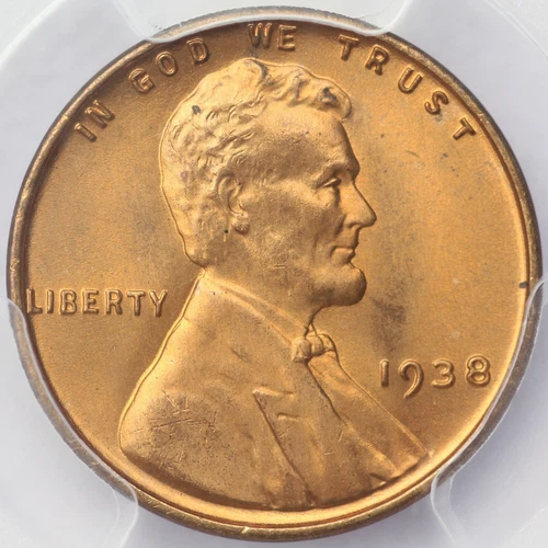 1938 Lincoln Wheat Cent PCGS MS 67 RD
