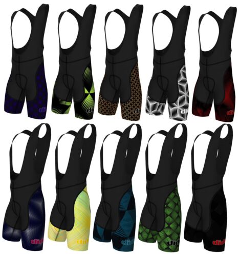 Didoo Mens Cycling Bib Shorts Padded Bicycle Breathable Summer Sports Polyester