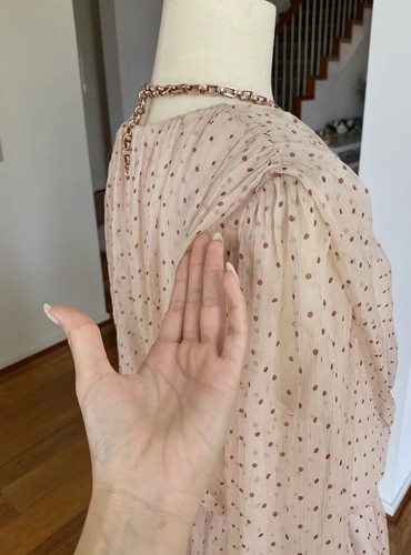 Zimmermann Rhythm Dot Tuck Jumpsuit Size 3 Blush Polka Dot NWT RRP $495 - Picture 3 of 11