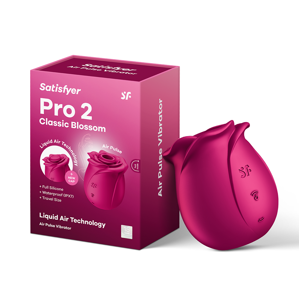 Satisfyer Pro 2 Classic Blossom | Air-Pulse Clitoris Stimulating Vibrator
