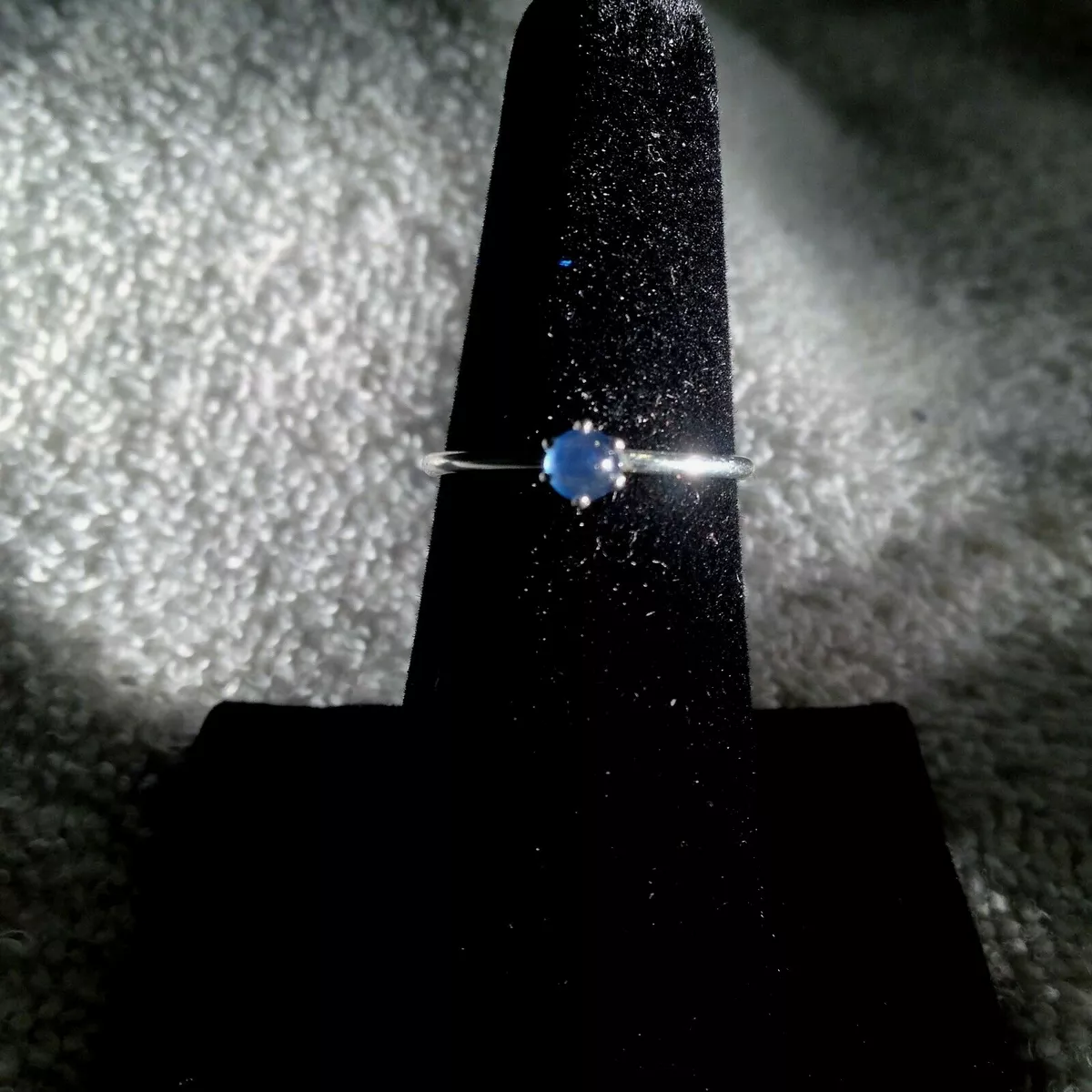 Blue topaz shop cabochon ring
