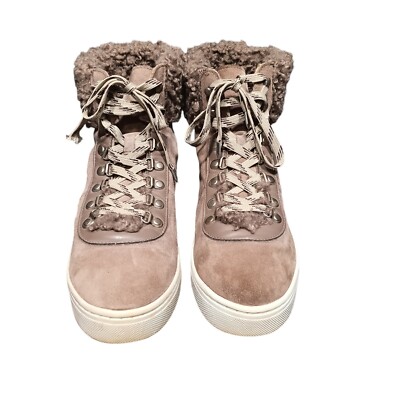 Sam Edelman Women s Size 9.5 Luther Faux Shearling Boot Taupe
