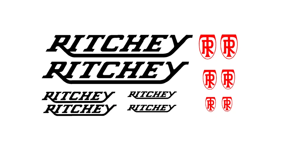 Adesivi bici - 12 adesivi Ritchey- stickers Ritchey
