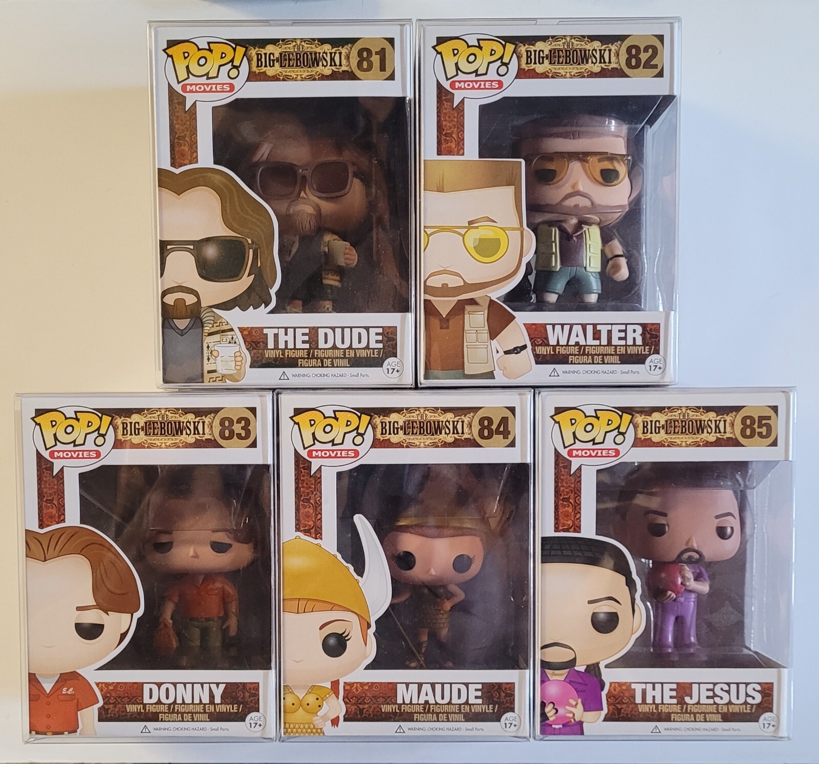 The Big Lebowski Funko Pops, Pop! Movies 81,82,83,84&85 (Funko, 2013) eBay