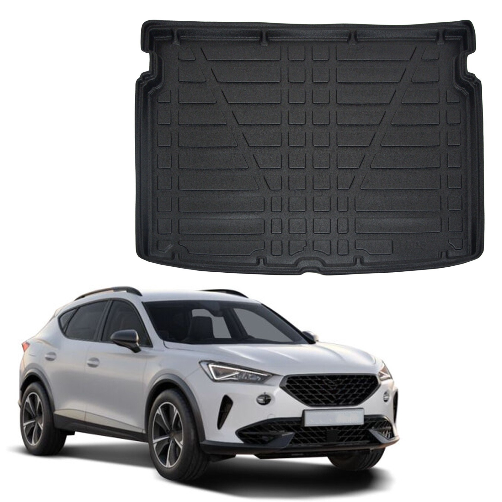 Tapis de coffre Cupra Formentor 2020 à 2026 protection imperméable sur mesure en TPE