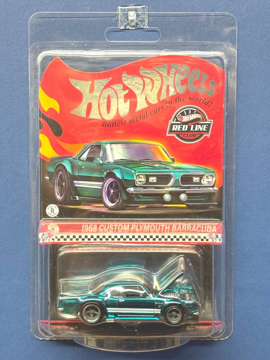 Hot Wheels 2024 RLC 1968 Custom Plymouth Barracuda Red Line