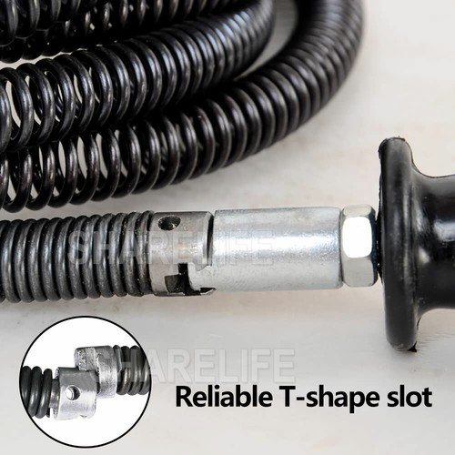 Plumber Drain Snake Pipe Cleaner Pipeline Sewer 12M w 6 Drill Bit Tool - Picture 4 of 10