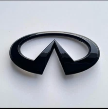 14-24 Q50 Rear Luggage Lid Nameplate Emblem Badge Logo Gloss Black
