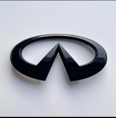 #ad 14 24 Q50 Rear Luggage Lid Nameplate Emblem Badge Logo Gloss Black $24.50
