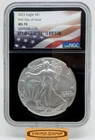 2022 Silver Eagle $1, NGC MS 70, First Day of Issue - #B59815
