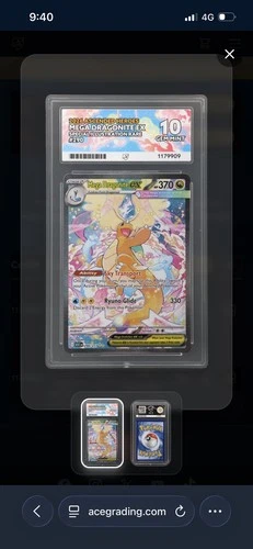 Mega Dragonite SIR 290/217 Pokemon TCG Ascended Heroes ACE 10 PERFECT SUBGRADES