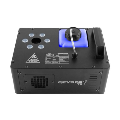 #ad Chauvet DJ Geyser T6 Vertical Pyrotechnic Like Fog Machine with 6 RGB LEDs $199.99