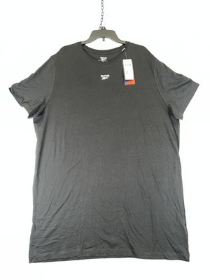 Reebok Shirt Womens 2XL Black RI Tshirt Dress IN Activewear Training Athletic