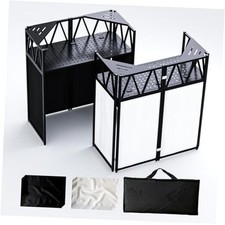DJ Table Stand Portable booth, Foldable DJ Stand Booth, Heavy-Duty 40x20x45