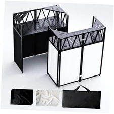 DJ Table Stand Portable booth, Foldable DJ Stand Booth, Heavy-Duty 40x20x45