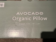 Avocado Organic Pillow with Natural Latex and Kapok Fill- Unused Open Box