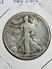 1921 Walking Liberty Half Dollar -  Key Date - Nice Coin - VG Condition