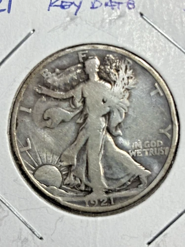 1921 Walking Liberty Half Dollar -  Key Date - Nice Coin - VG Condition