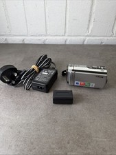 Sony Handycam DCR-SX33E Handheld Hard Drive Camcorder Silver Working & Complete