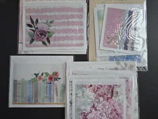 NIP Assorted beautiful Adhesive Planner/Journal Pockets 4 Packages