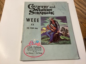 Country & Western Scrapbook 13th Edition 1965 Autographed Connie Smith Wilma Lee