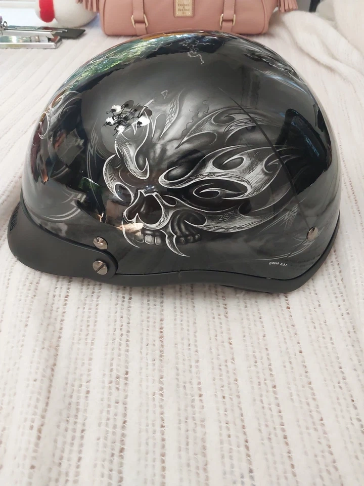 Hot Leathers точка FMVSS 218 черепа мотоциклетный шлем - Изображение 3 из 4