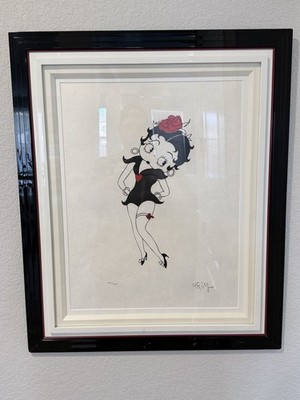 limited edition lithograph of Betty Boop, likely titled ''Samba''