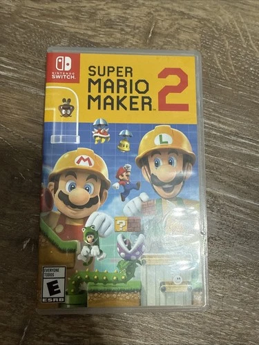 Super Mario Maker 2 (Nintendo Switch, 2019) Video Game with Case