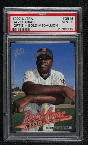 1997 Fleer Ultra Gold Medallion Edition David Ortiz PSA 9 MINT Rookie RC HOF