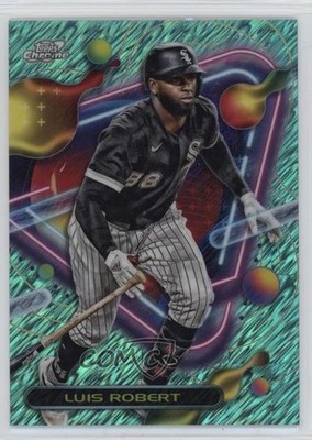 2023 Topps Cosmic Chrome Aqua Equinox Refractor 61/199 Luis Robert #80 0p5z