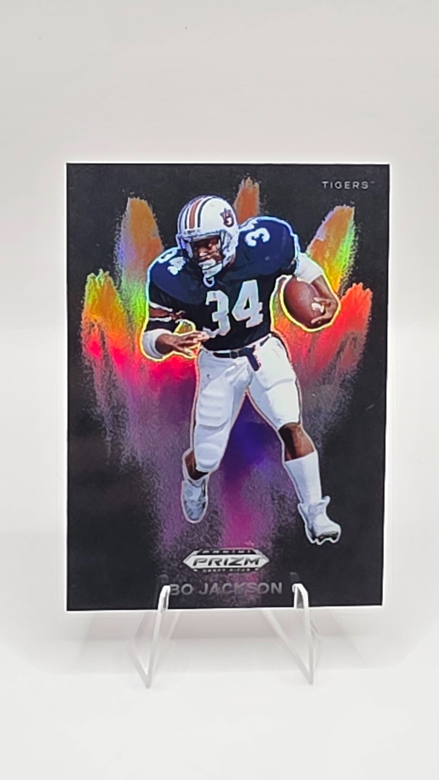 2024 Panini Prizm Draft, Black Color Blast, All Time Great! Bo Jackson #CB-32