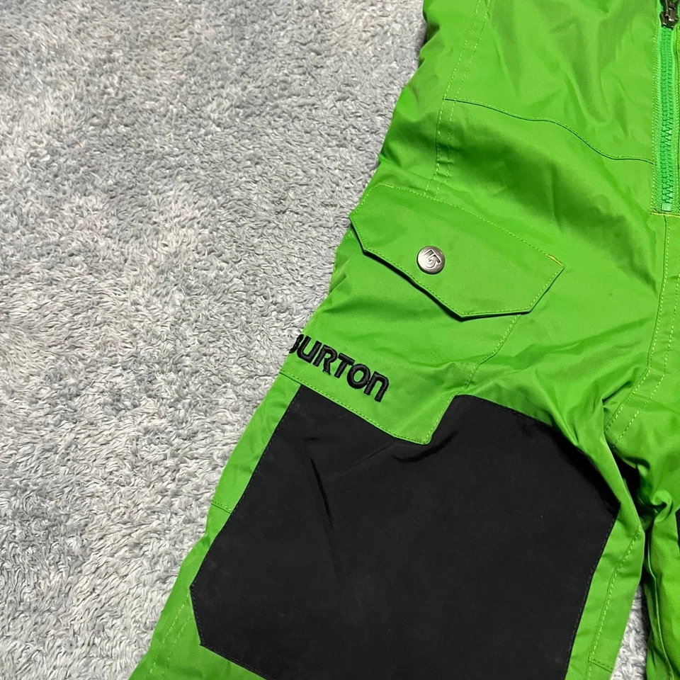 Pantalones con tirantes Burton Snow niños pequeños 3T snowboard esquí DryRide verde Foto 2 de 4