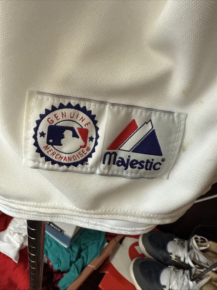 Camiseta Homer Bailey Blanca Cincinnati Reds Majestuosa Auténtica 2xl Foto 3 de 4