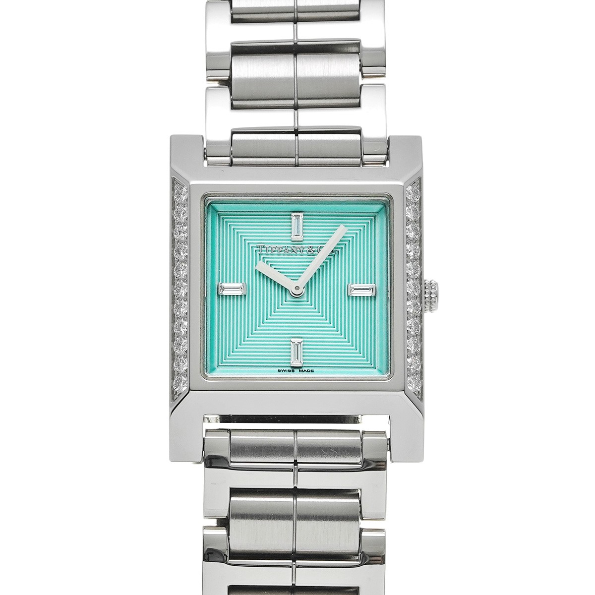 時計 Tiffany & Co TIFFANY & Co. Makers Square Watch 67460537 TIFFANY & Co. Blue