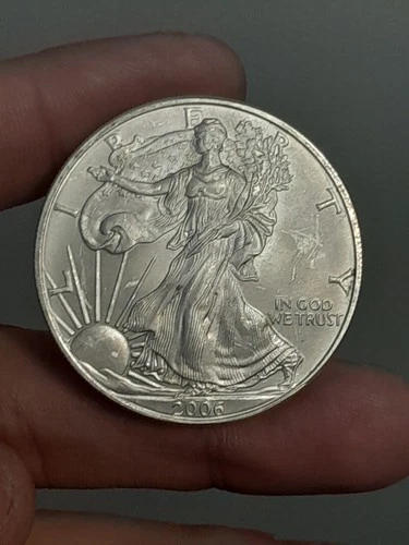 2006 $1 American Silver Eagle 1 oz .999 Fine Silver BU Uncirculated