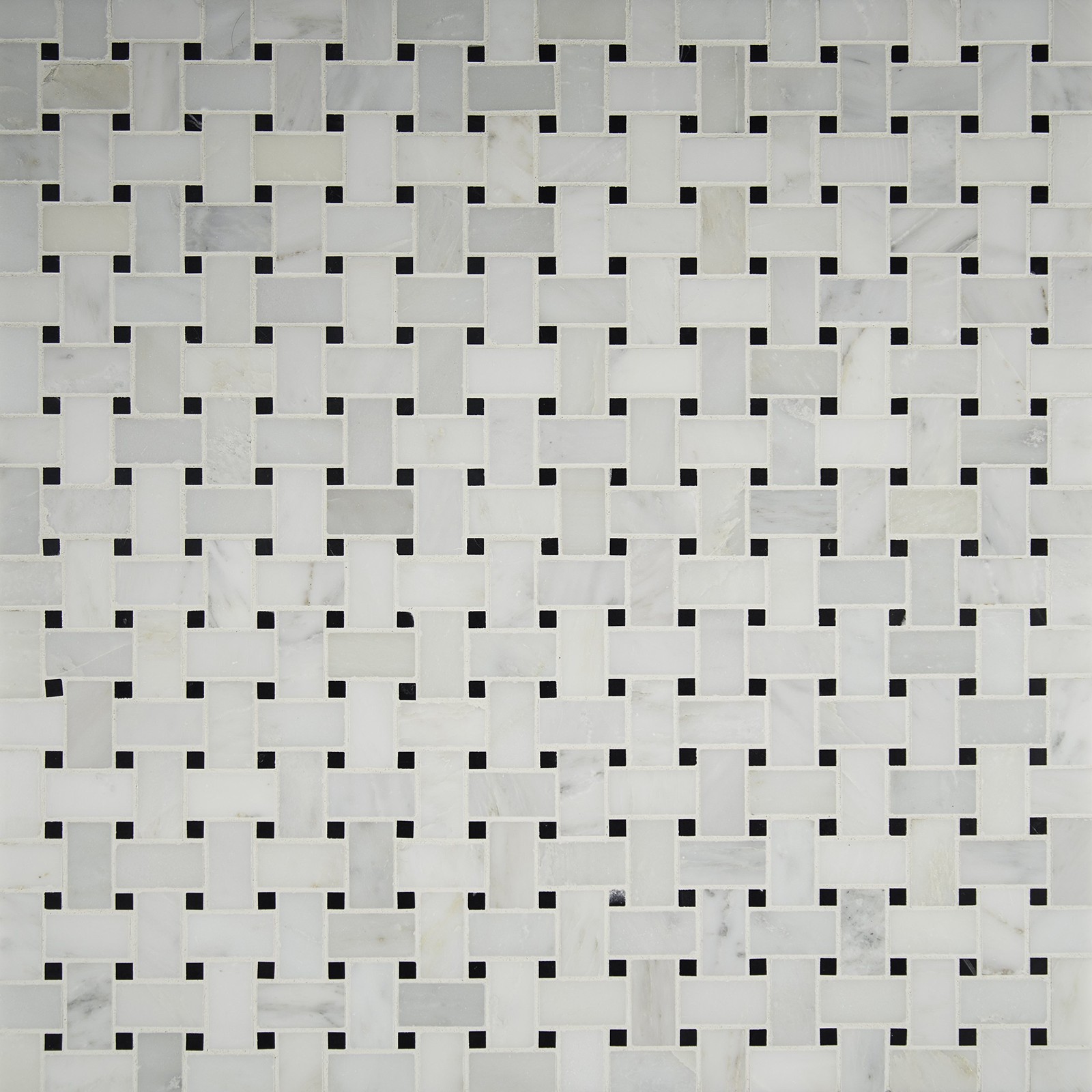 Greecian White 12x12 Basketweave Tile for Kitchen Backsplash and Flooring