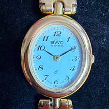 BWC Swiss Damen Quarz Armbanduhr analog oval ...