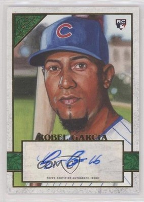 2020 Topps Gallery Green Auto 12/99 Robel Garcia #76 Auto 3f4