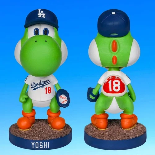 PRESALE🔵 Yoshi Super Mario LA Dodgers Yamamoto Bobblehead SGA 3/31/26 🔵