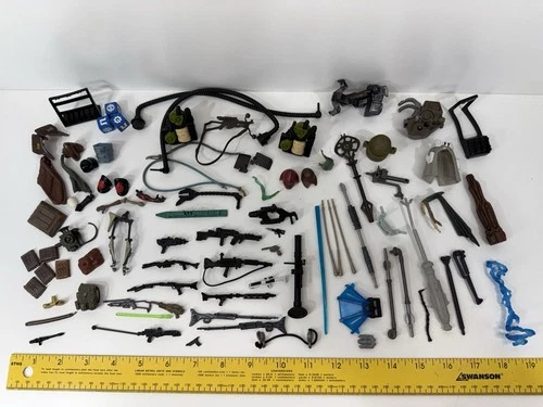 Lot Of 70+ Star Wars Action Figure Weapons Parts Accessories SW2