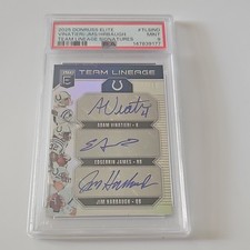 Panini 2025 Donruss Elite Team Lineage Signatures TLS-IND Auto PSA 9 /15
