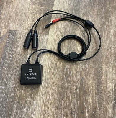 Pilot USA PA-96 General Aviation Headset To PC/Flight Simulator Headset Adapter