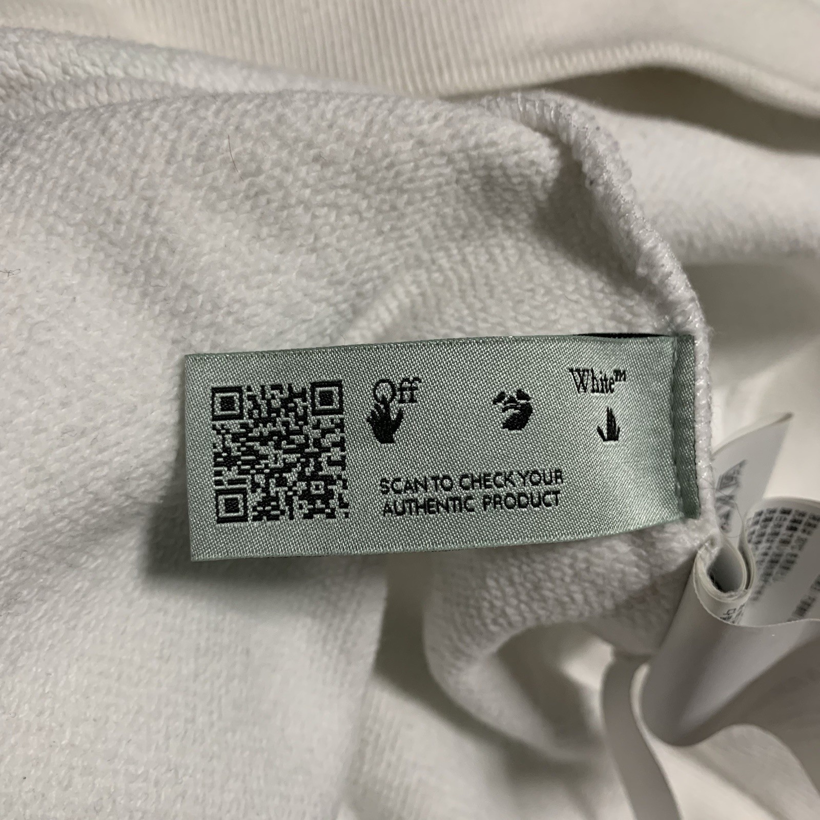 Off White Medium Pascal Arrows White Hoodie Virgi… - image 12