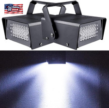 2 Packs 32 LED Strobe Lights for Halloween, Party, and Room - Mini Flashing Ligh