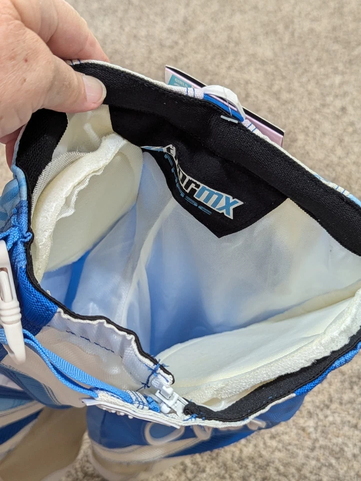 CALÇA THOR MX Youth Girl's PHASE S8G Tamanho 20 Azul Branco Preto # 29030529 NOVA - Imagem 4 de 4